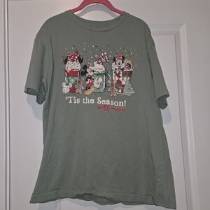 Disney World Green Holiday Tee